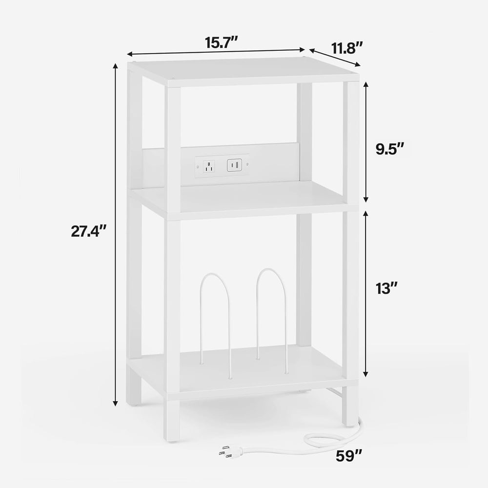 TUTOTAK Record Player Stand with Storage Up to 100 Albums | Record Storage Ta...