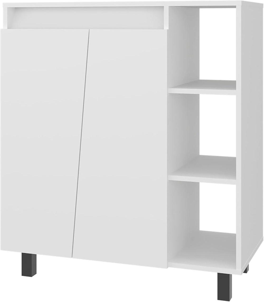 Tuhome Cesna Microwave Sideboard Kitchen Pantry Cabinet, 36.3" Freestand...