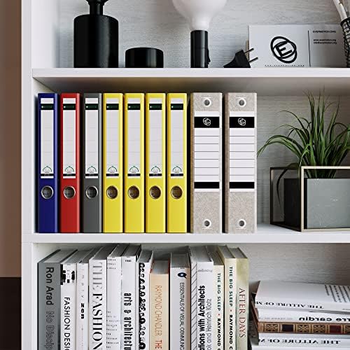 IRONCK Bookshelves and Bookcases Floor Standing 6 Tiers Display Storage Shelv...