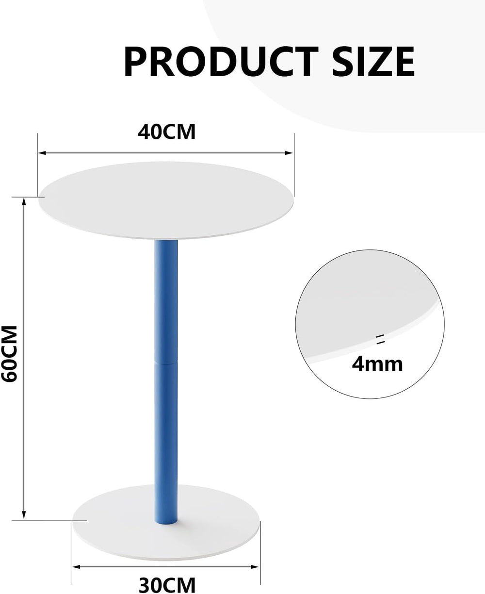 Round Side Table,Modern Corner Drink Coffee Accent End Table for Bedside,Sofa...