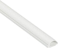 D-Line Half Round Cord Hider, Patented Cable Cover, Hide TV Wall Mount Wires, Raceway for Cords, Decorative Wire Covers, Paintable, Adhesive Cable Concealer, 1x 0.78in W x 0.39in H x 39in L,White
