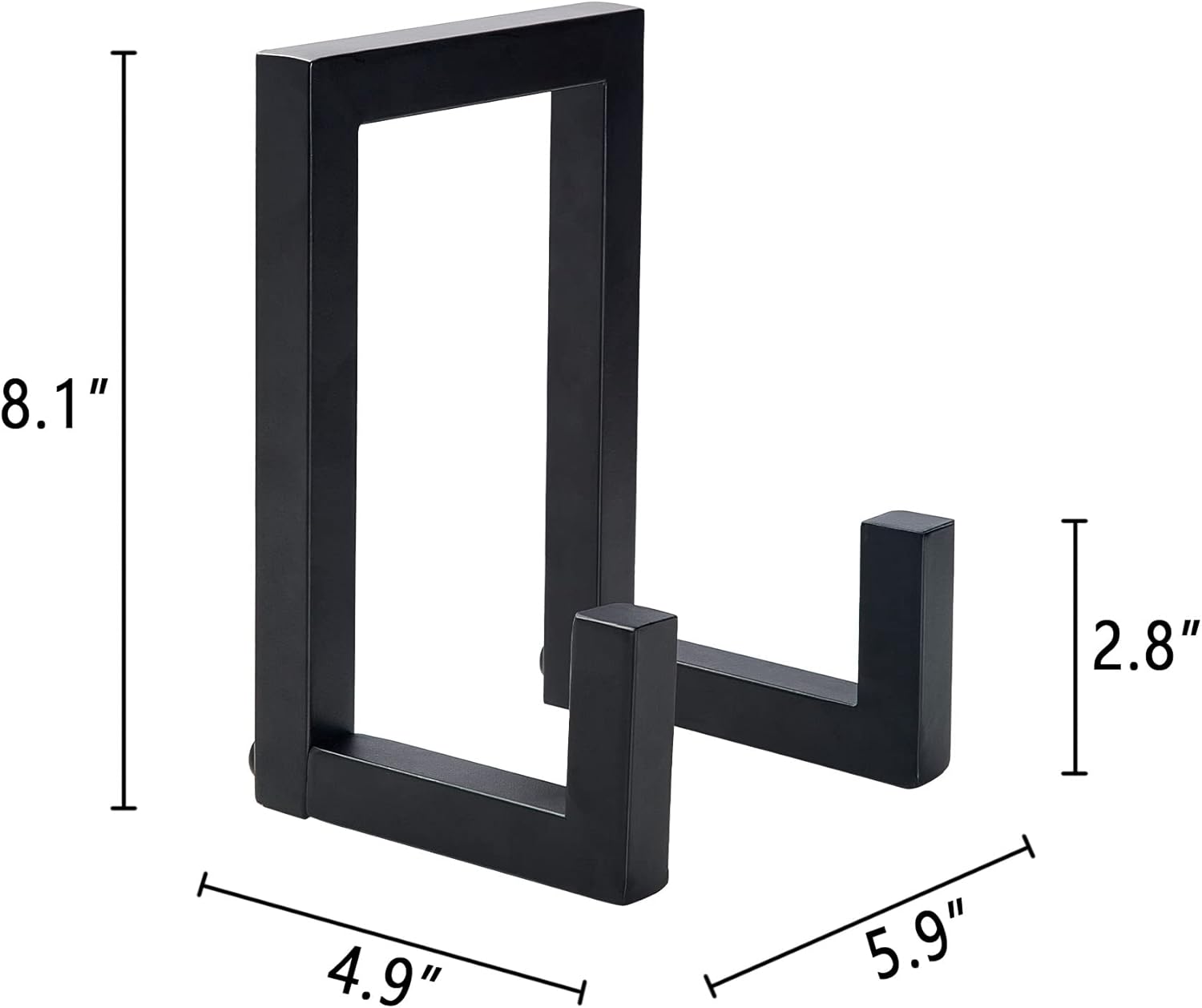 Vinyl Record Storage Holder, Black Lp Record Holder,Metal Album Storage for Vinyl Records