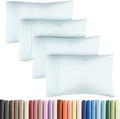 Standard Pillow Cases - 4 Pack - Super Soft Pillowcase Covers - Envelope Enclosure - Hotel Quality Pillow Protectors - Wrinkle Free, Shrink & Stain Resistant - Machine Washable - 20" x 26" (Ice Blue)
