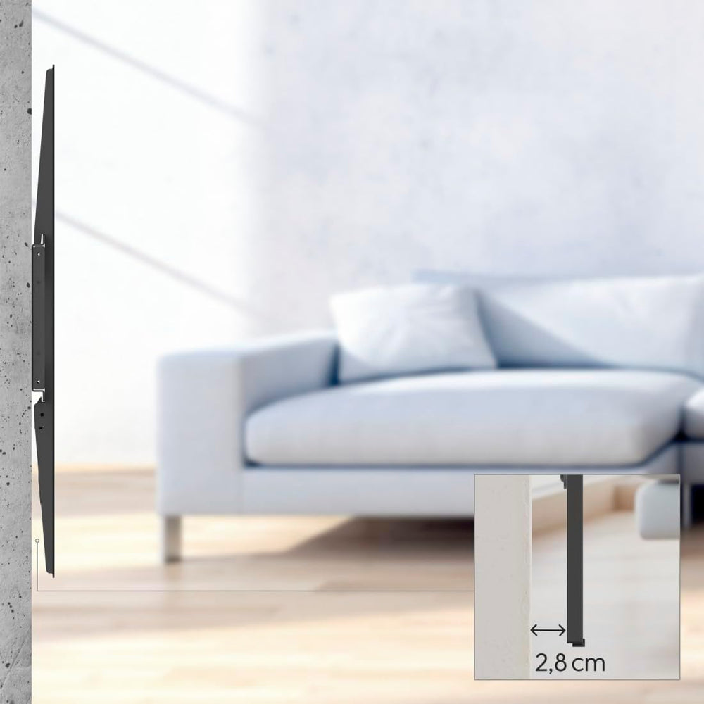 Fixed TV Wall Mount Bracket 305 cm (120") up to 100 kg, Wall Distance 2....