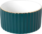 Paper Clip Holder for Desk Ceramic Paperclip Holders, Office Desktop Paperclips Binders Dispenser Organizer, Green