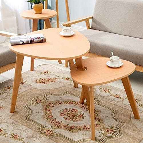 Telephone Table, Coffee Table Set Combination,Nesting Side Tables,Rotating So...