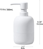 Soap Dispenser White,Hand Soap Lotion Dispenser for Bathroom Countertop,Soap Dispenser for Kitchen.