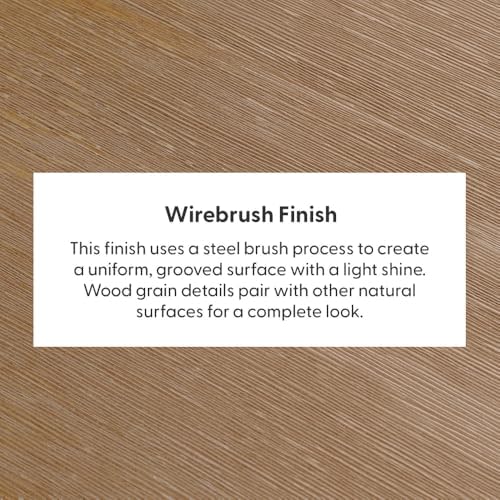 Plank+Beam Classic 72 Inch Dining Table, Rectangular, Pecan Wirebrush | Non-T...