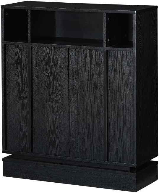 Small Sideboard Buffet Cabinet with Storage, 31.7" Farmhouse Accent Cabi...