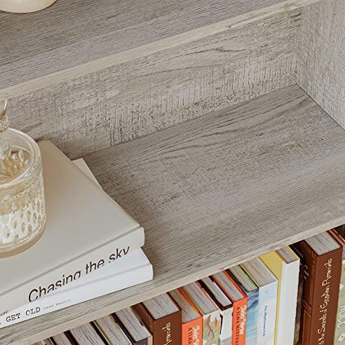 IRONCK Industrial Bookshelves and Bookcases with Doors Floor Standing 6 Shelf...