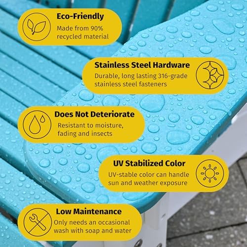 LuxCraft Plain Glider - 5' - Available in 14 Colors (Premium - Antique Ma...