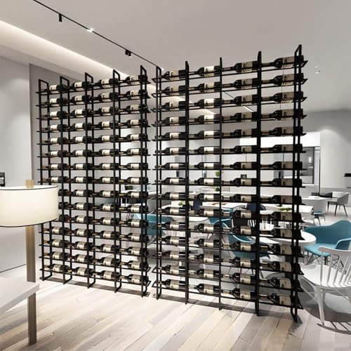 48 Bottle Large Wall Mount Wine Rack,Black