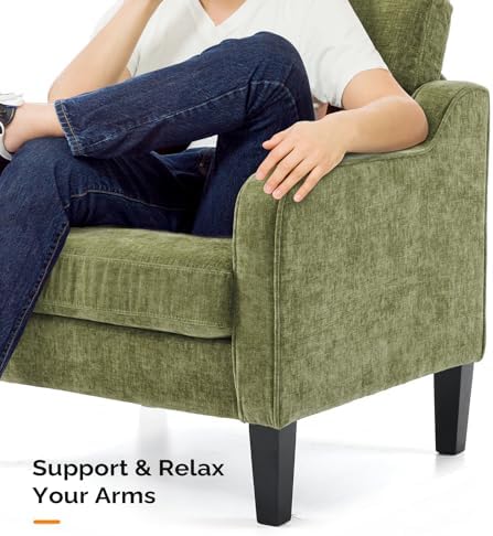 VINGLI Accent Chairs Set of 2, Modern Traditional Armchair for Living Room | ...