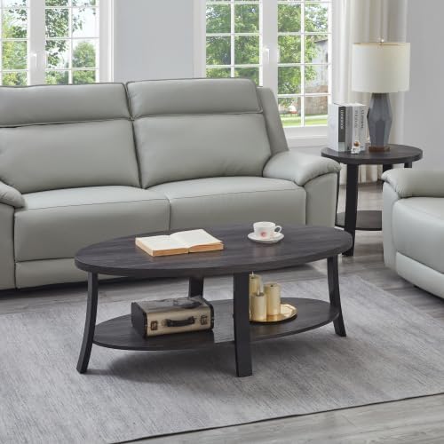 3-Piece Table Sets, Wooden Coffee Table for Living Room | 3 Pieces Living Roo...