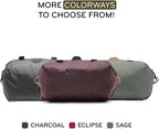 Peak Design Shoe Pouch, Eclipse, Ultralight Travel Organizer Bag for Shoes or Other Items, Weatherproof Shell, Packs into Itself, Fits 1–2 Pairs of Shoes, Works with Peak Design Travel Bags