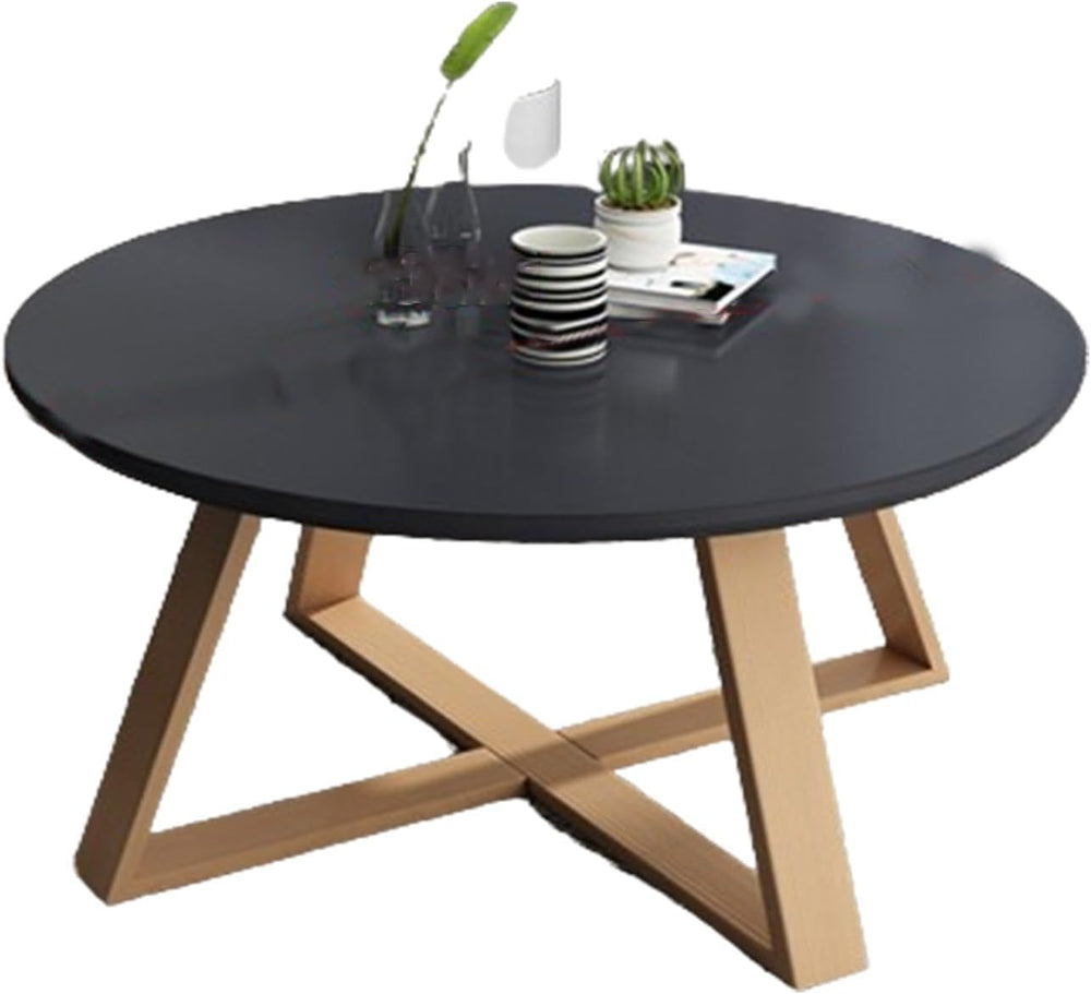Torzk Round Coffee Tables for Living Room Modern and Minimalist Side Table wi...