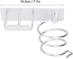 Aluminum Wall Mount Hair Care Hot Styling Tool Storage Organizer Shower Caddy Hair Dryer Flat Irons Curling Wands Hair Straighteners Holder Racks for College Dorm Bathroom Toilet