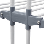 Drying Rack, 29.92*19.69*67.72inch 4 Tier Folding Clothes Drying Rack Rolling Laundry Garment Dryer Stand Multifunctional Stainless Steel Dryings Racks with Wheels for Bedrooms Lofts Balconies Patios