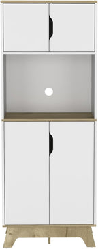 Microwave Pantry Cabinet with Drawer, Storage Sideboard Locker for Kitchen Living Room,for Kitchen Home