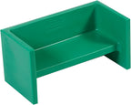 Children's Factory Adapta-Bench, CF910-031, Green, Kids Flexible Seating, Classroom, Preschool and Daycare Furniture, Indoor or Outdoor Toddler Chairs