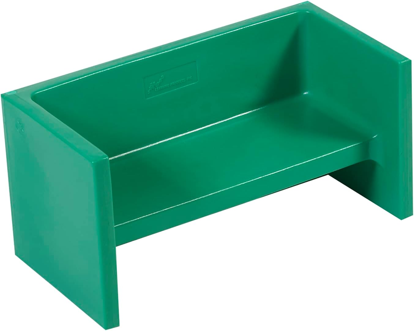Children's Factory Adapta-Bench, CF910-031, Green, Kids Flexible Seating, Classroom, Preschool and Daycare Furniture, Indoor or Outdoor Toddler Chairs