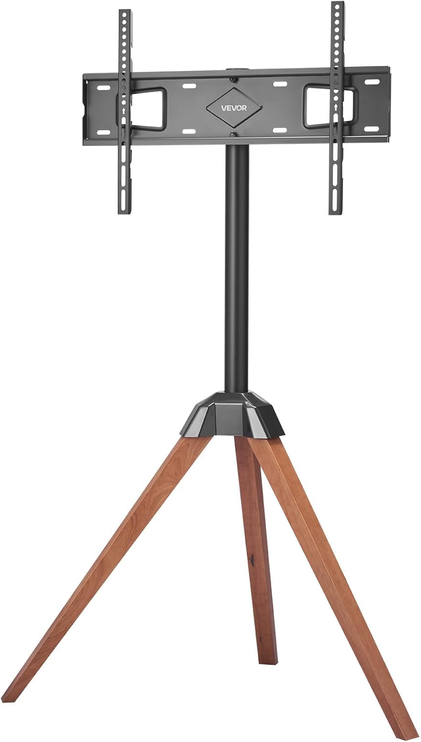 VEVOR Tripod Easel TV Stand, for 40-65 inch Flat Screen/Curved TVs Up to 99 l...