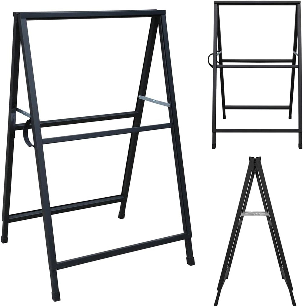 Pionites Heavy Duty Slide-in Folding A Frame Sign Sidewalk Sign 24x 36 Inch S...