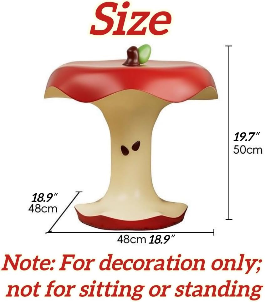 Resin Cute Side Table, Funky Fruit Accent Table, Eclectic Decorative Nightsta...