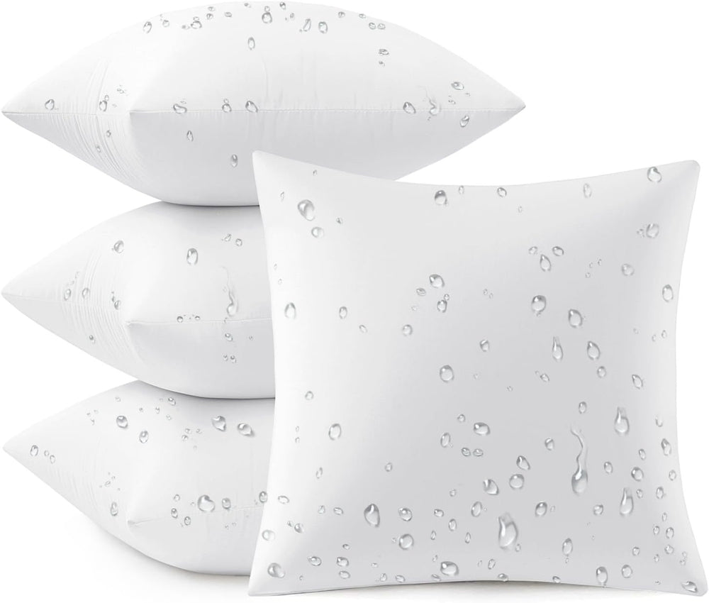 MIULEE Outdoor Pillow Inserts 20x20 Pack of 4