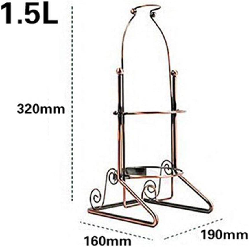 Stainless Steel 1.5L 3L 5L Large Retro Bottle Wine Holder for Home Decor (Siz...