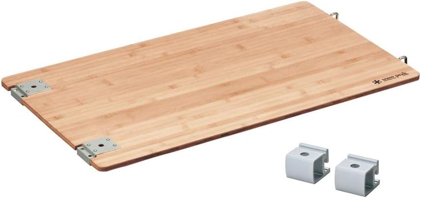 Snow Peak IGT Bamboo Table Regular, CK-116TR, Designed in Japan, Made of Laminated Bamboo, for Iron Grill Table Kitchen, Lifetime Product Guarantee