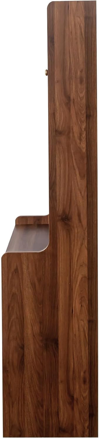 Farmhouse Kitchen Pantry Cabinet with Microwave Stand, Freestanding Storage B...