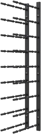 Ultra Wine Racks Wall Mounted Label-Out Wine Racks (3 Foot 3 Deep, Matte Black, 27 Wine Bottles) - Modern Metal Wine Storage, Modular Design for Home Bar, Kitchen, Dining Rooms, & Wine Cellars