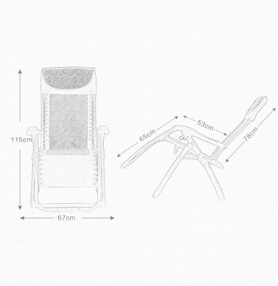 Sun Loungers Gravity Chair,Patio Reclining Lounge Chairs Adjustable for Indoor Outdoor with Cushion(1007)