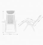 Sun Loungers Gravity Chair,Patio Reclining Lounge Adjustable for Indoor Outdoor with Cushion Recliner Patio(1004)