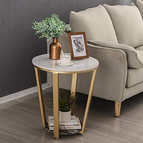 Telephone Table, Side Table Nordic Modern Living Room Marble Coffee Table Iro...