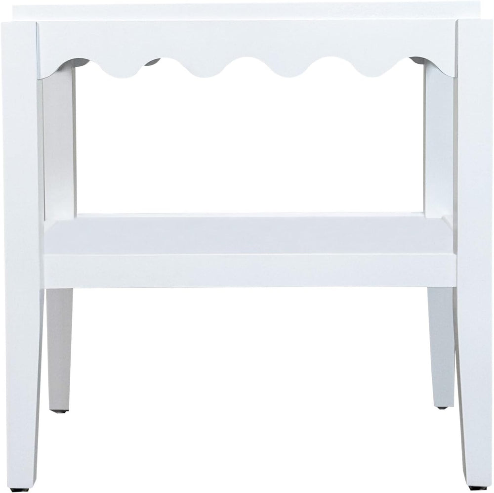 Carolina Chair & Table Rectangular Side Table, Mango Wood, Decorative Sca...