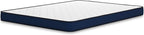 Signature Design by Ashley King Size Medium Firm 6 Inch Memory Foam Mattress with Breathable Quilted Cover, Fiberglass Free, Mattress in A Box