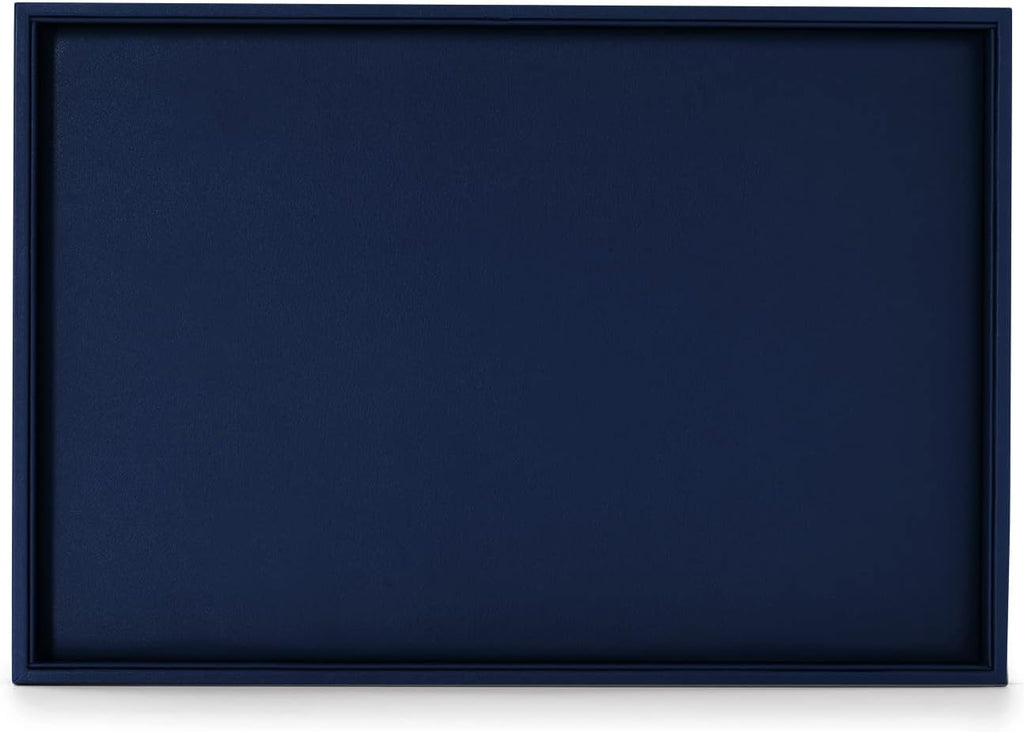 Oirlv Elegant Blue Jewelry Display Tray Stackable Jewelry Trays Jewelry Drawer Organizer Rings Earrings Necklace Storage