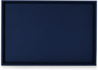 Oirlv Elegant Blue Jewelry Display Tray Stackable Jewelry Trays Jewelry Drawer Organizer Rings Earrings Necklace Storage