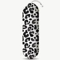 White Leopard Print Plastic Bag Holder, Wall Mount Grocery Bags Organizer, Animal Car Trash Bags, Kitchen Housewarming Gifts for Women Family Friends Grandma Mom, Kitchen Pattern Garbage Bag 60