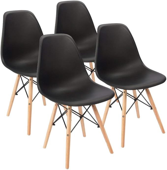 Furmax Modern Style Dining Chair Mid Century Modern DSW Chair, Shell Lounge P...