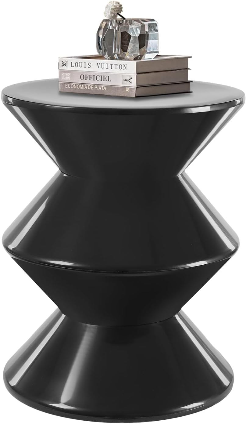 3 Layers Small Night Stand for Couch, Sofa, Modern Side Table Round End Table...