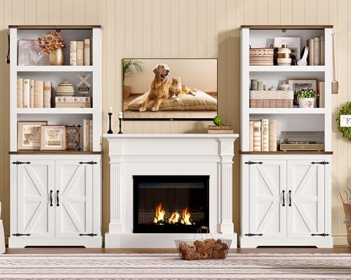 TEENFON 70.9in Tall Storage Cabinet with Adjustable Shelves, Kitchen Pantry C...