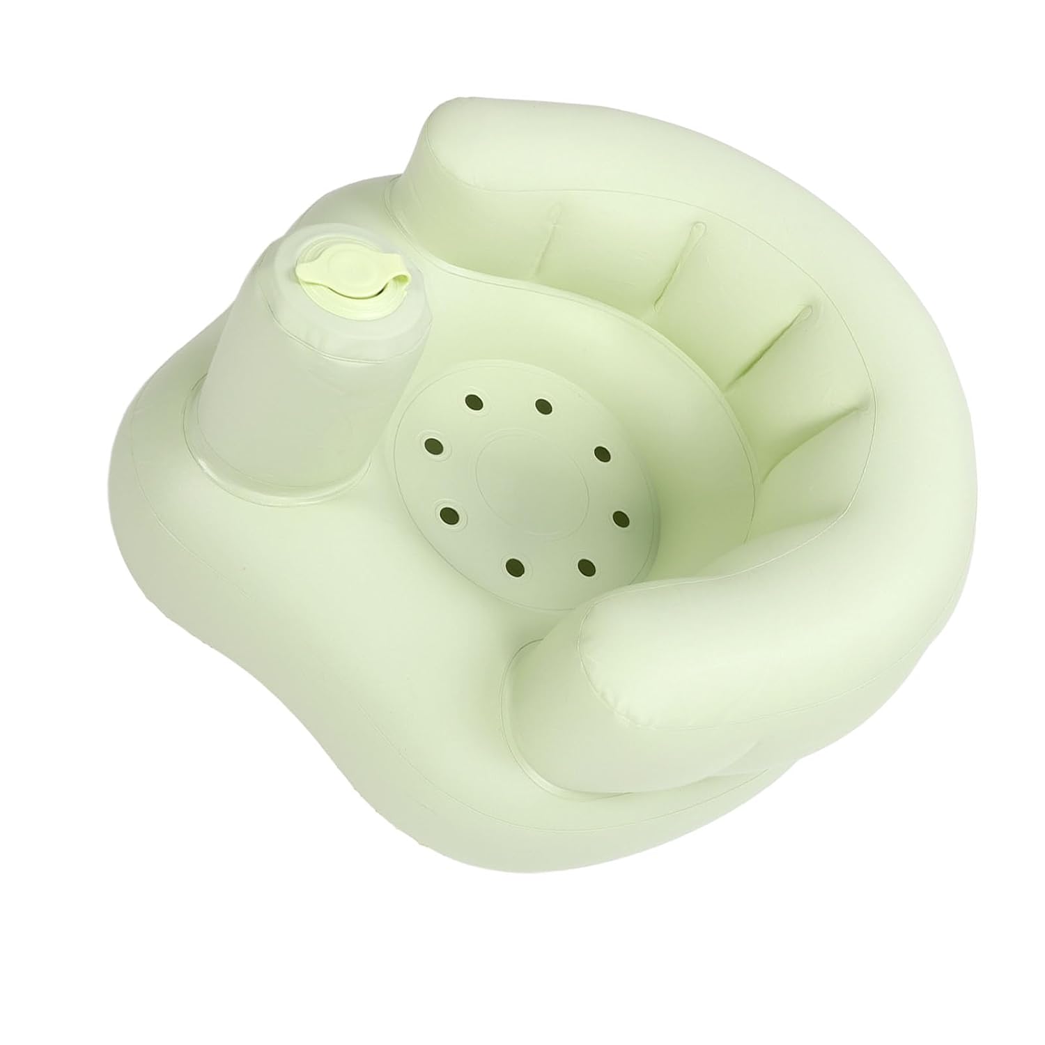 Inflatable High Chair Cute Safe Support Seat Easy To Inflate Portable for Bathing Play Feed PVC