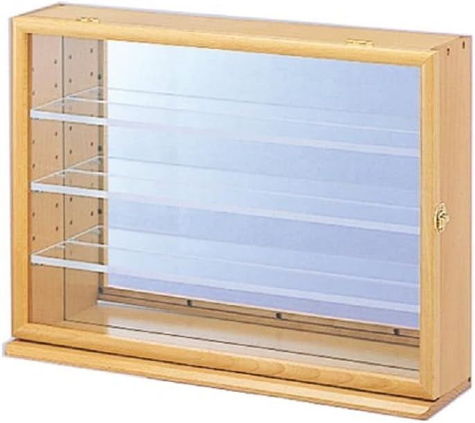 Nakabayashi Co., Ltd. Collection Case Wide - Clear Type Natural Wood