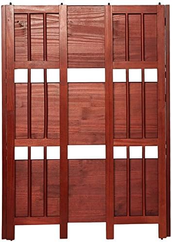 Casual Home 3-Shelf Folding Stackable Bookcase (27.5" Wide)-Mahagony