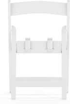 Flash Furniture Hercules Series Kids Padded Folding Chairs for Children, Children's Event Seats with 264-lb. Static Weight Capacity, Set of 11, White
