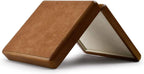Oirlv Solid Wood Ring Jewelry Box Organizer Earrings Jewelry Drawer Organizer Tray with Lid (Creamy-white Flat Box)