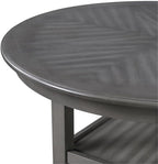 New Classic Furniture Cori 5-Piece Counter Dining Table Set, Gray